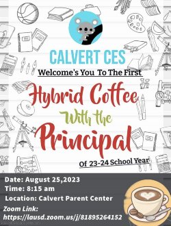 coffee with the principal